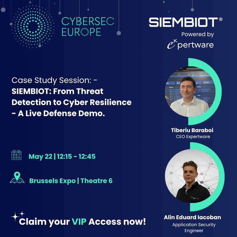 Înregistrează-te la Demo-ul Live de Apărare Cibernetică cu SIEMBIOT și revendică Invitația VIP