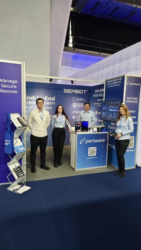 Ziua 2 la Cybersec Europe și demonstrație live a SIEMBIOT într-o reel